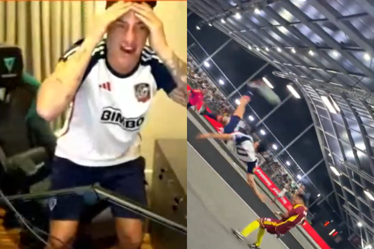 James Rodríguez quedó loco con espectacular chilena de Gio Moreno en la Kings League: video