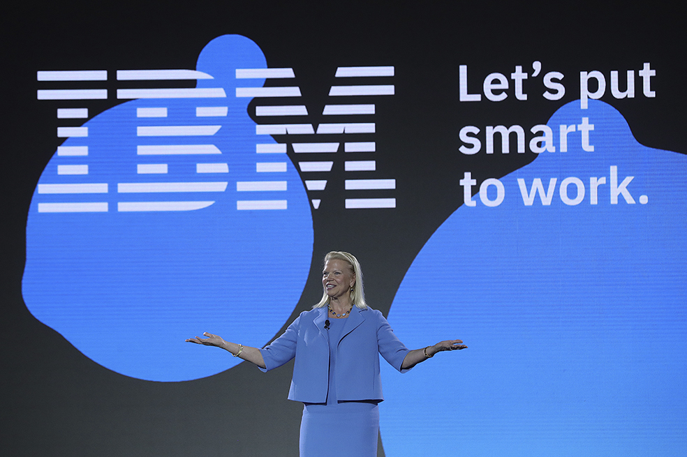 Ginni Rometty, CEO de IBM. / Bloomberg