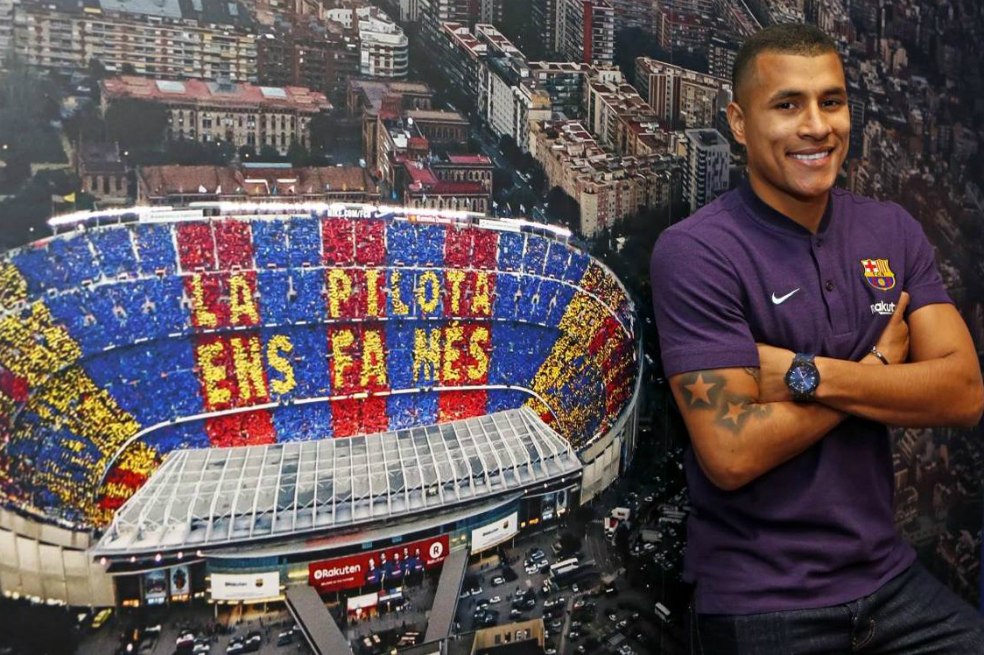 Jesion Murillo, defensor del Barcelona de España. / Barcelona FC