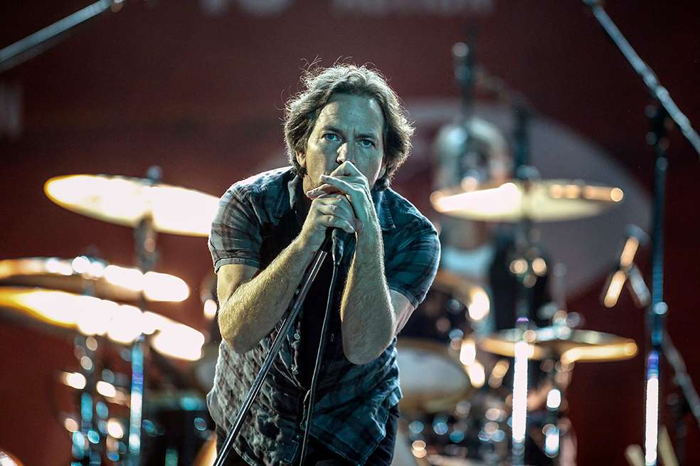 Eddie Vedder, cantante de Pearl Jam. / AFP