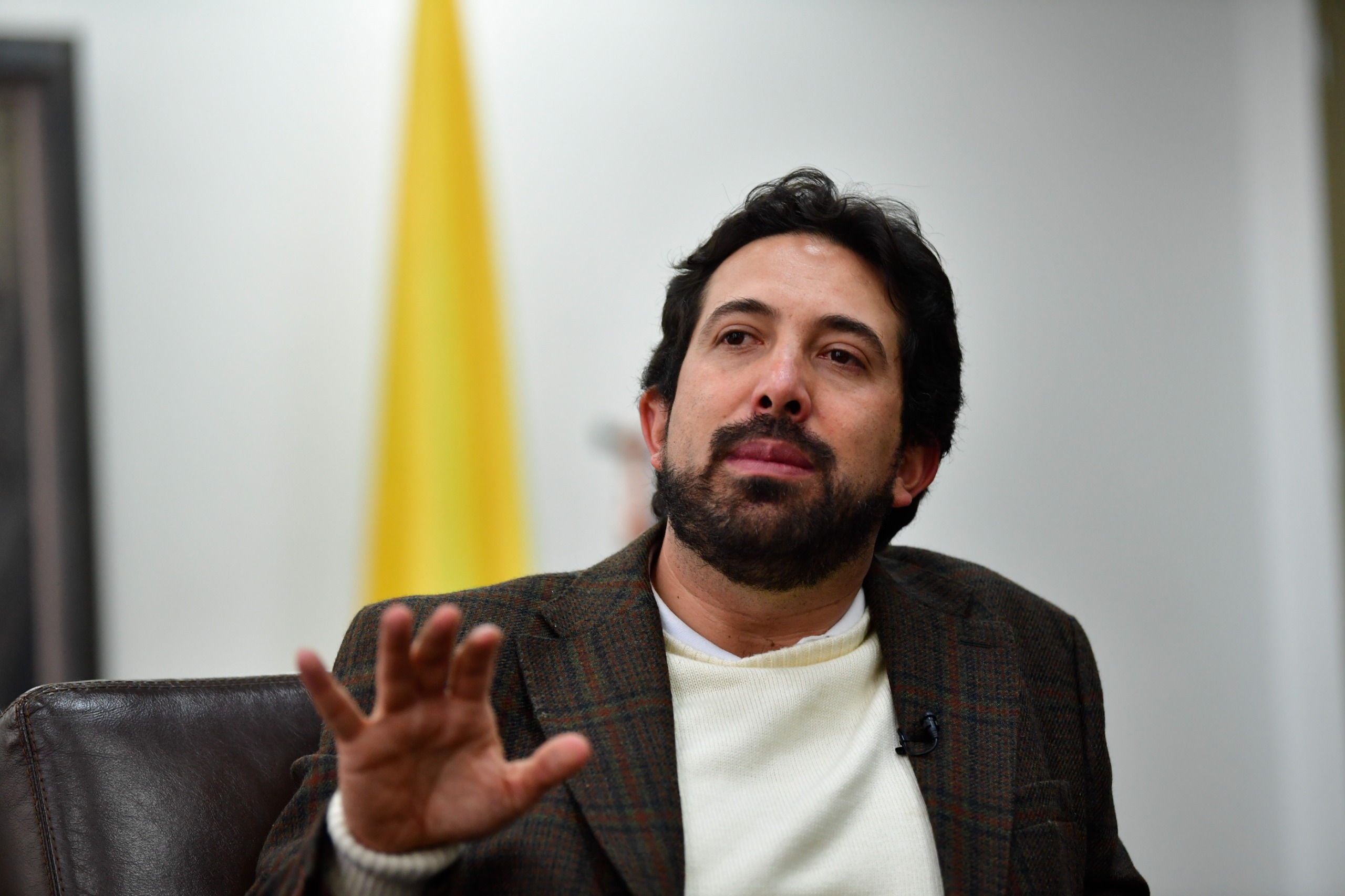 Diego Guevara, ministro de Hacienda.