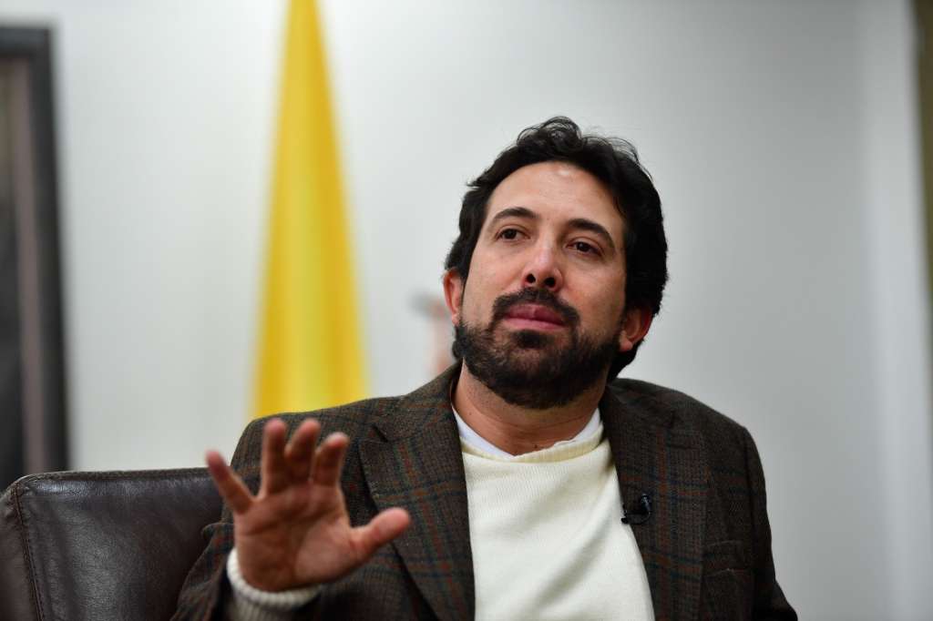Diego Guevara, ministro de Hacienda.