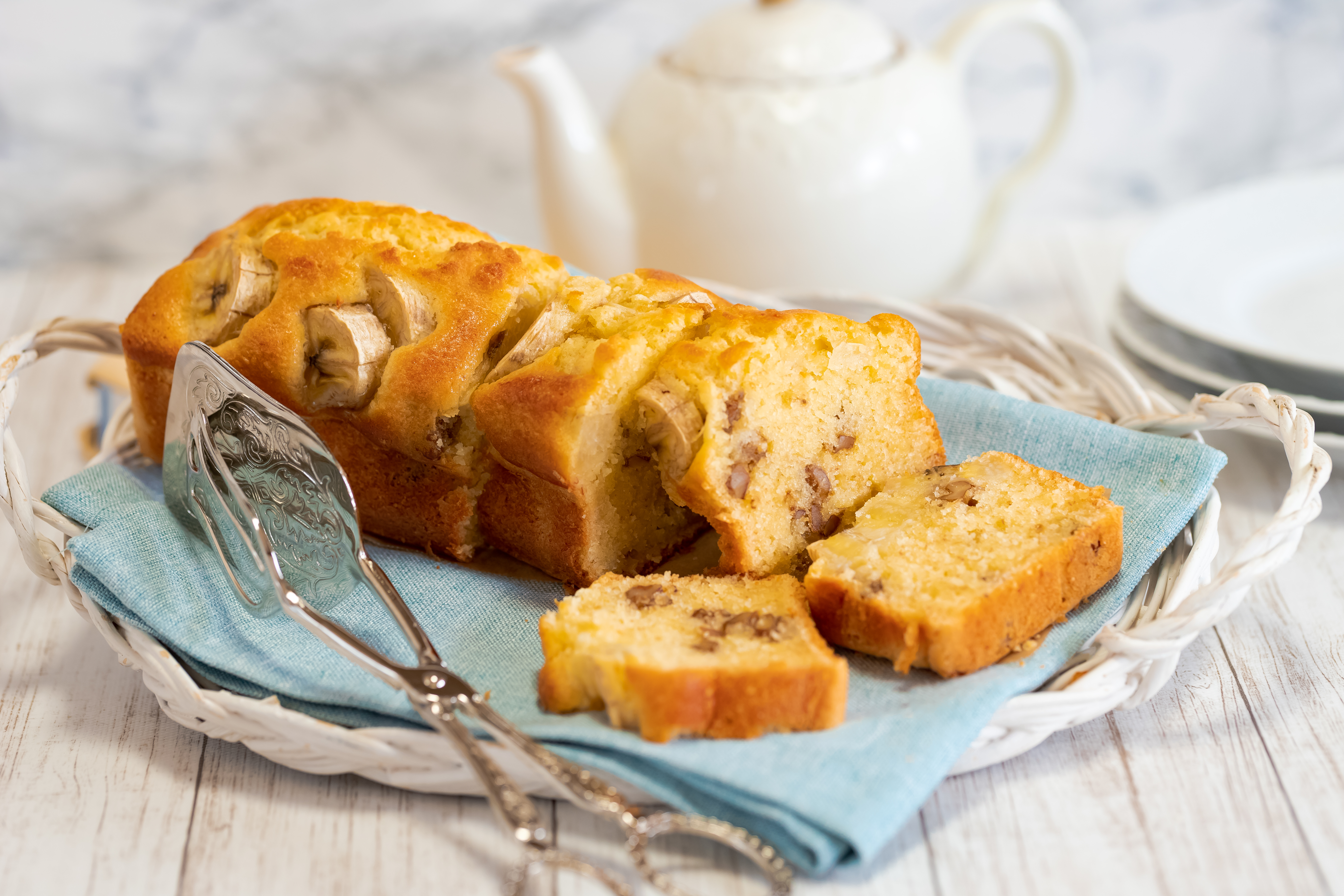 Budín de banano