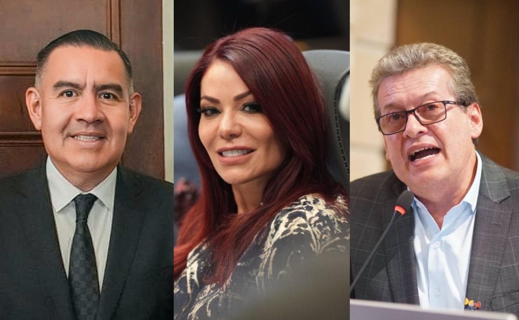Representantes que investigan al presidente Gustavo Petro, Wilmer Carrillo, Gloria Arizabaleta y Alirio Uribe.