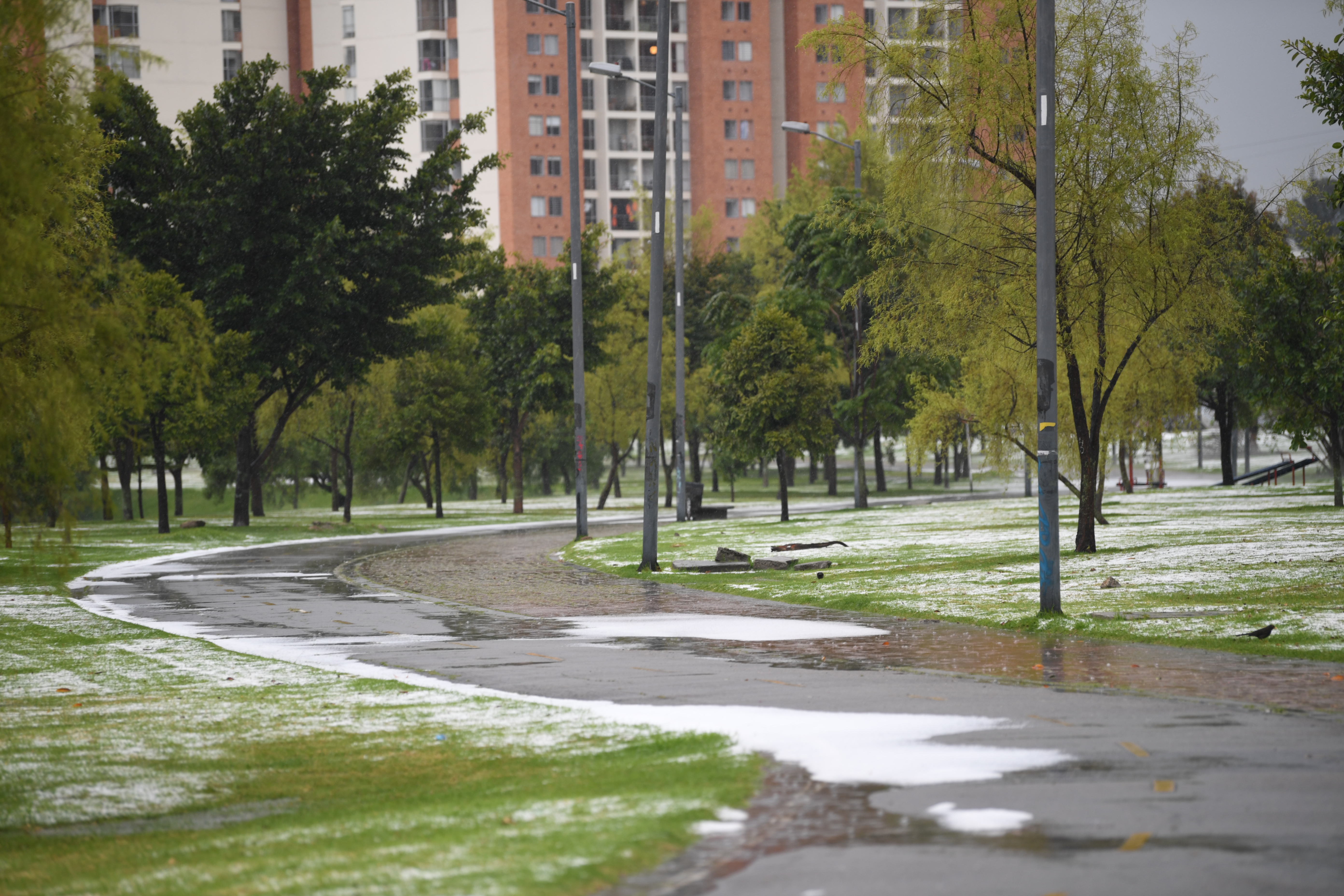 Lloviznas e inundaciones en la ciudad de Bogotá