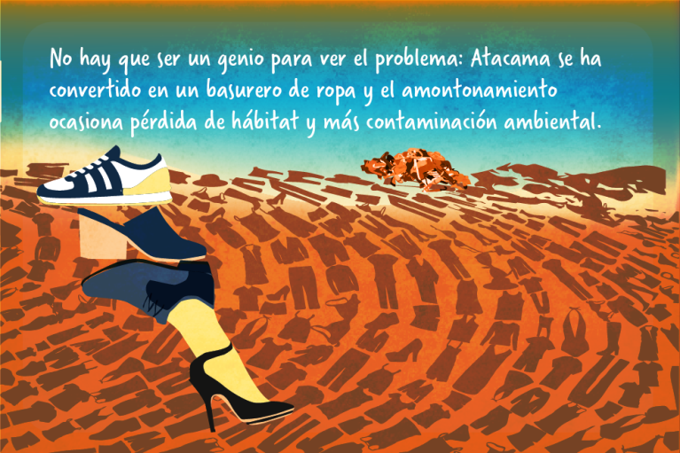 Atacama, convertido en basurero.