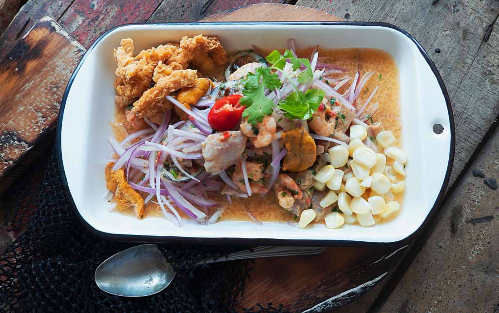 Ceviche de chicharrón