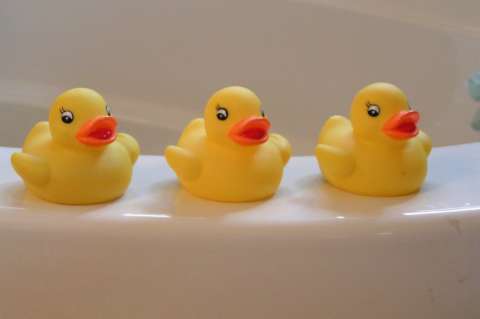 Cuidado, los patitos de plástico en la bañera pueden ser nocivos