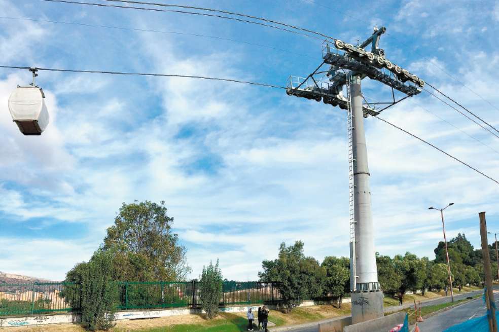 El cable aéreo tendrá una extensión de 3,2 kilómetros, cuatro estaciones y conectará los puntos más altos de Ciudad Bolívar con el portal El Tunal de Transmilenio. / Alcaldía de Bogotá.