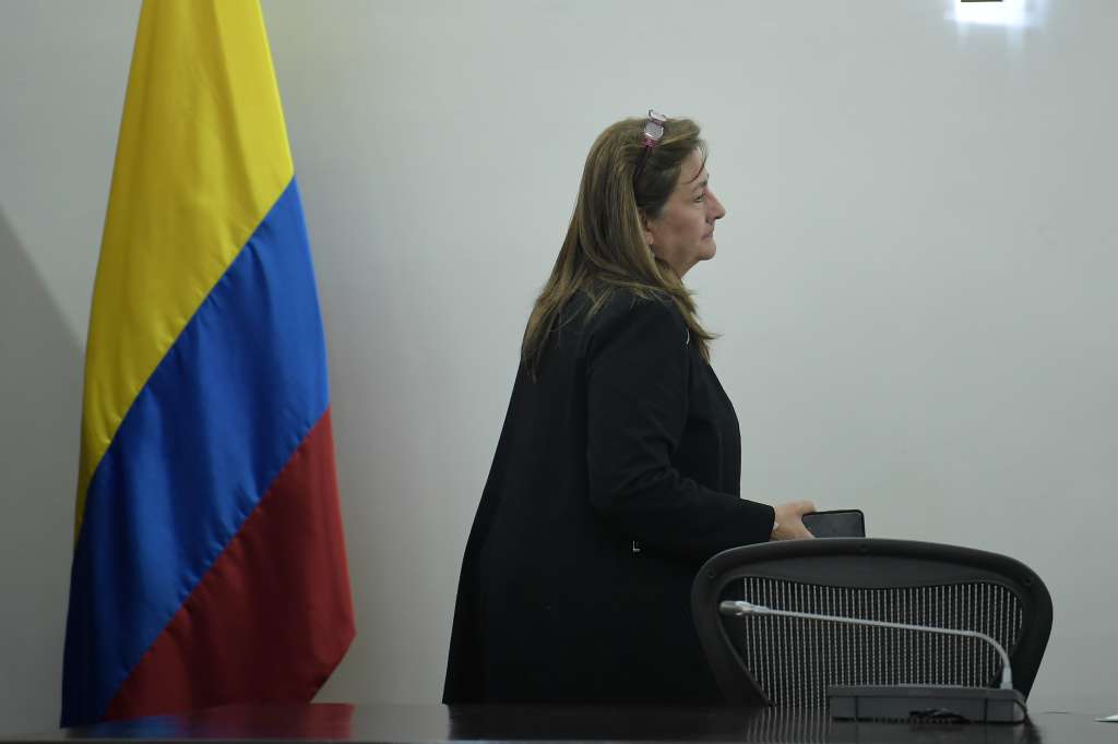Ministra de Justicia y del Derecho de Colombia, en entrevista.