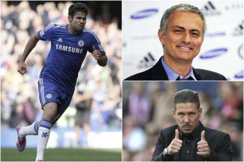 Mourinho y Simeone tienen "muchas cosas en común": Diego Costa