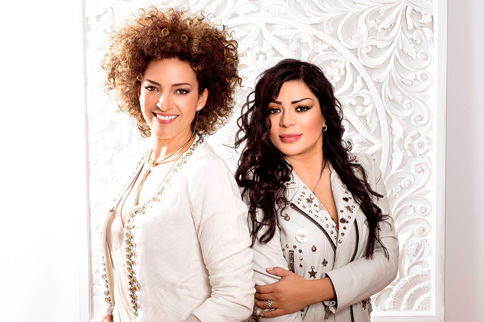 Las cantantes Inés Gaviria y Marbelle. / Cortesía