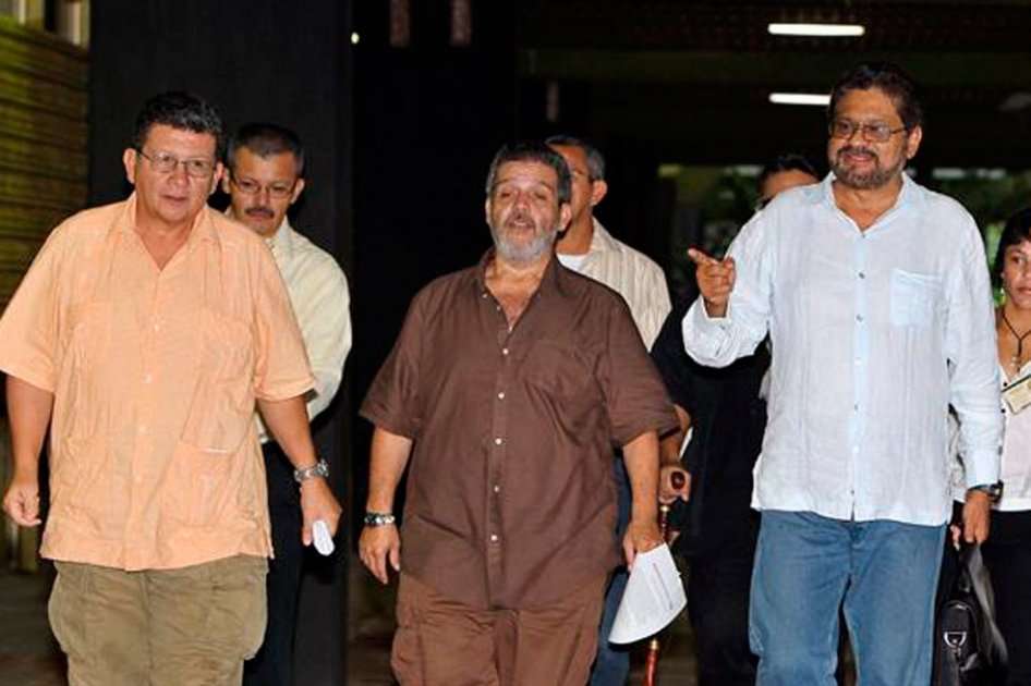 Jefes de las Farc en La Habana. / Agencia EFE
