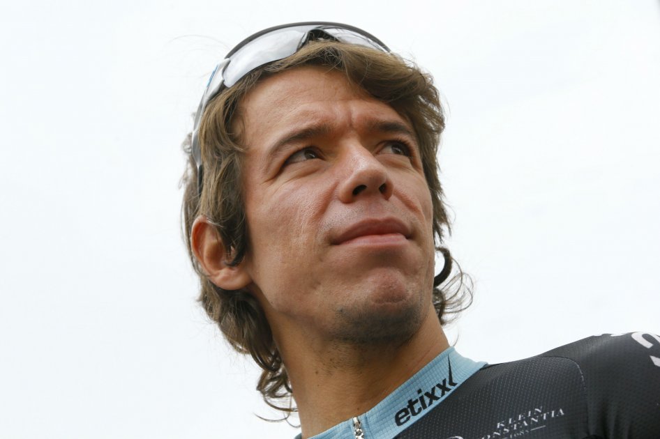 Rigoberto Urán, líder del Etixx Quick Step en el Giro de Italia. Foto: EFE
