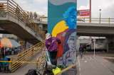 TransMilenio se convierte en galería: 41 muralistas lo transforman en la Bienal BOG25