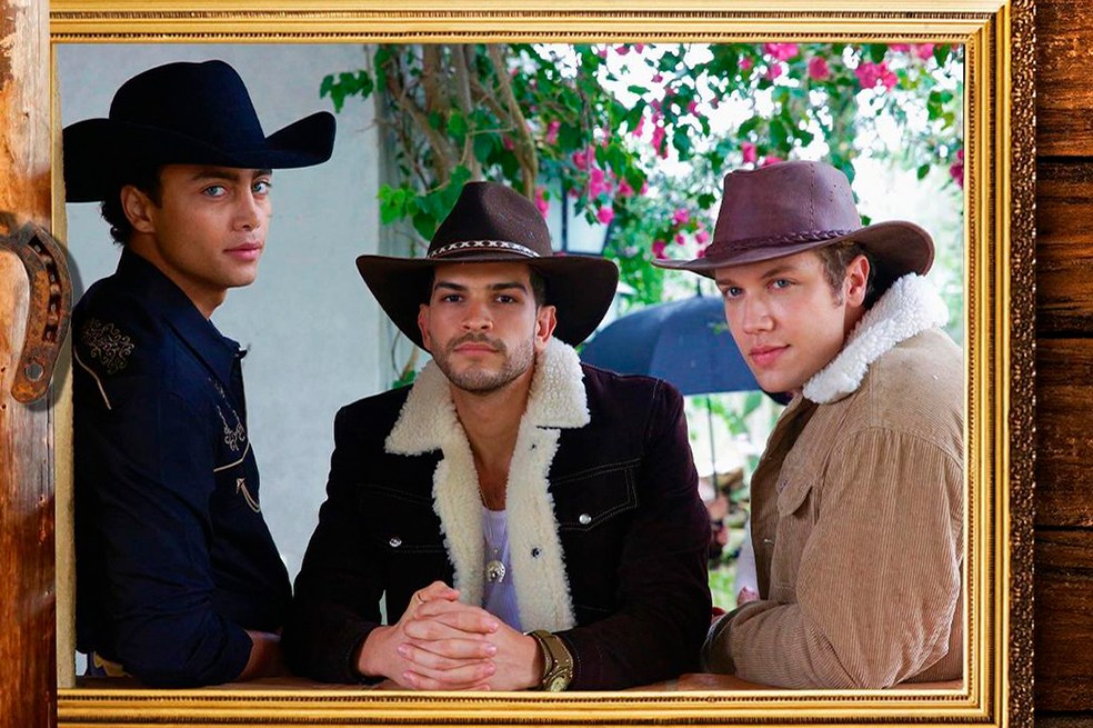 Sebastián Osorio, Bernardo Flores y Juan Manuel Restrepo en Pasión de gavilanes 2