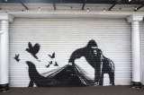 Al noveno día de creación, Banksy utilizó el Zoo de Londres como lienzo