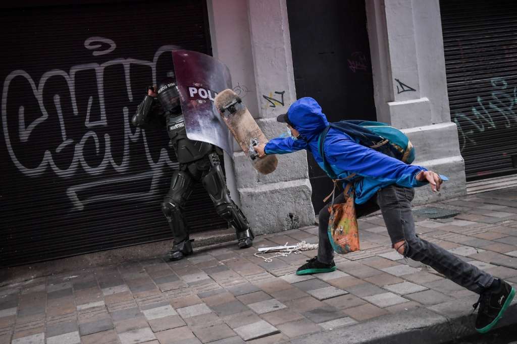 Además, durante la jornada también hubo un plantón  sobre la carrera Cuarta con calle 19, debido a un homenaje a Dilan Cruz.