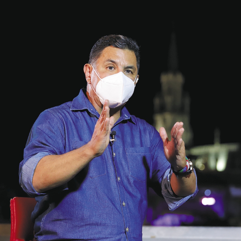 El alcalde de Cali, Jorge Iván Ospina. 