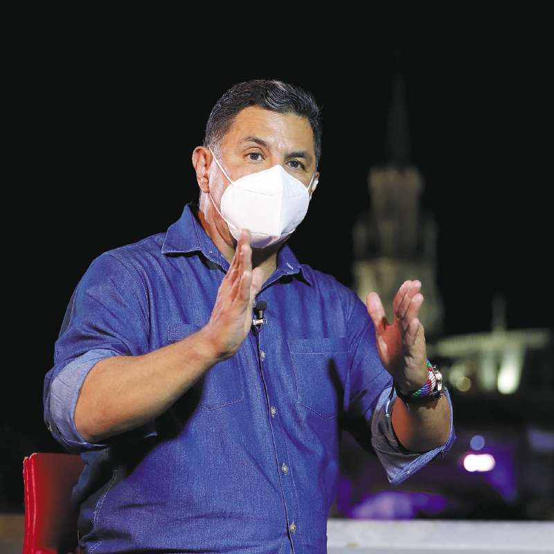 El alcalde de Cali, Jorge Iván Ospina.