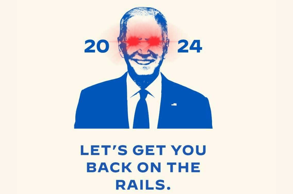 El meme conocido como 'Dark Brandon' se ha vuelto parte de la campaña de reelección del mandatario.
