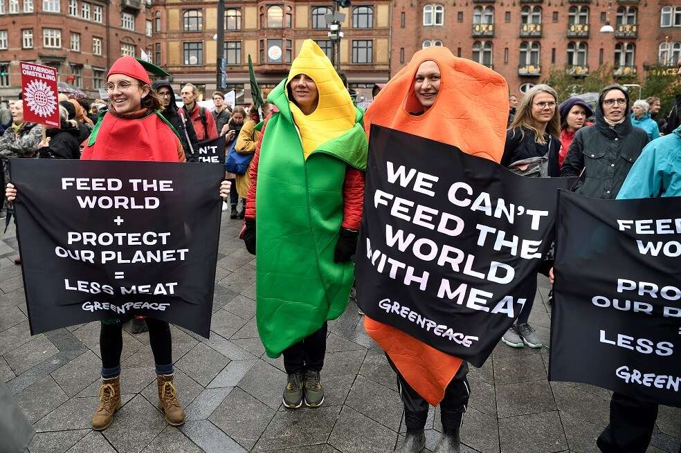 La cumbre de ciudades (C40) cerró en Copenhague con la movilización de cientos de ciudadanos que exigían tomar acciones contra el cambio climático. / AFP