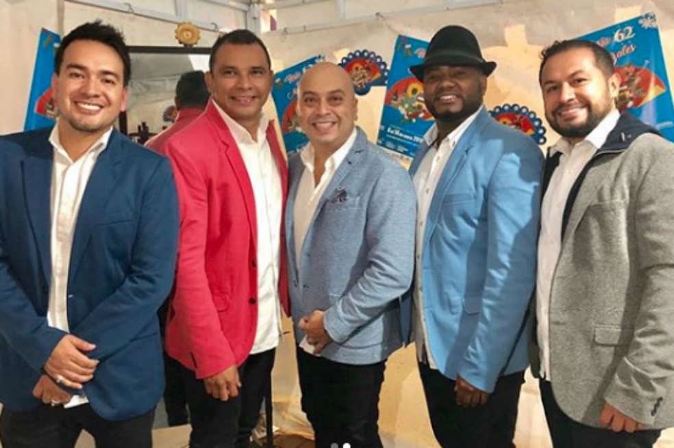 La agrupación tras su presentación en la Plaza Bolivar de Manizales. / Tomada de Instagram.com/grupogale