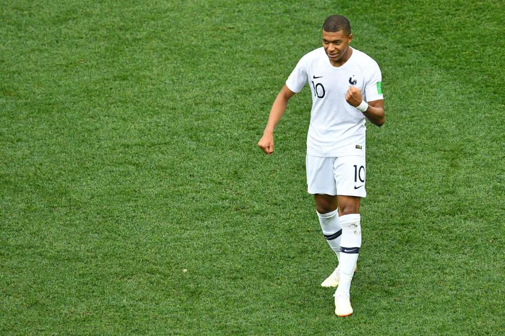 Mbappé, delantero francés. / AFP