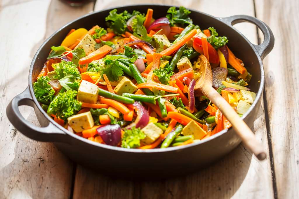Vegetales salteados