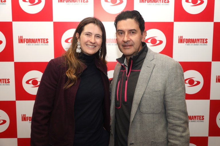 Paloma Valencia y Nestor Morales