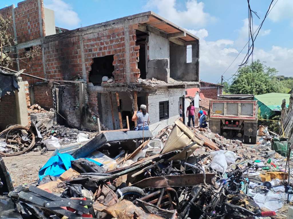 Explosión polvorería Zarzal