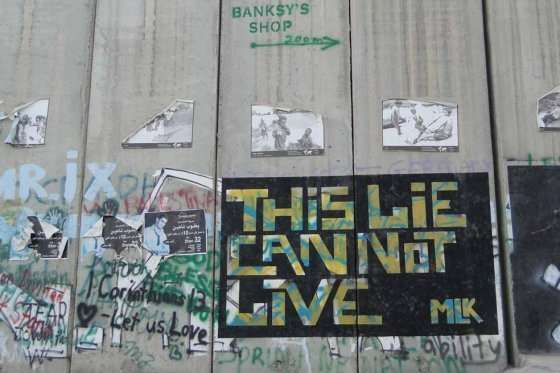 Rammallah. El muro que encierra a Cisjordania está cargado de mensajes de escepticismo frente al incipiente proceso de paz entre Palestina e Israel. / Daniel Salgar