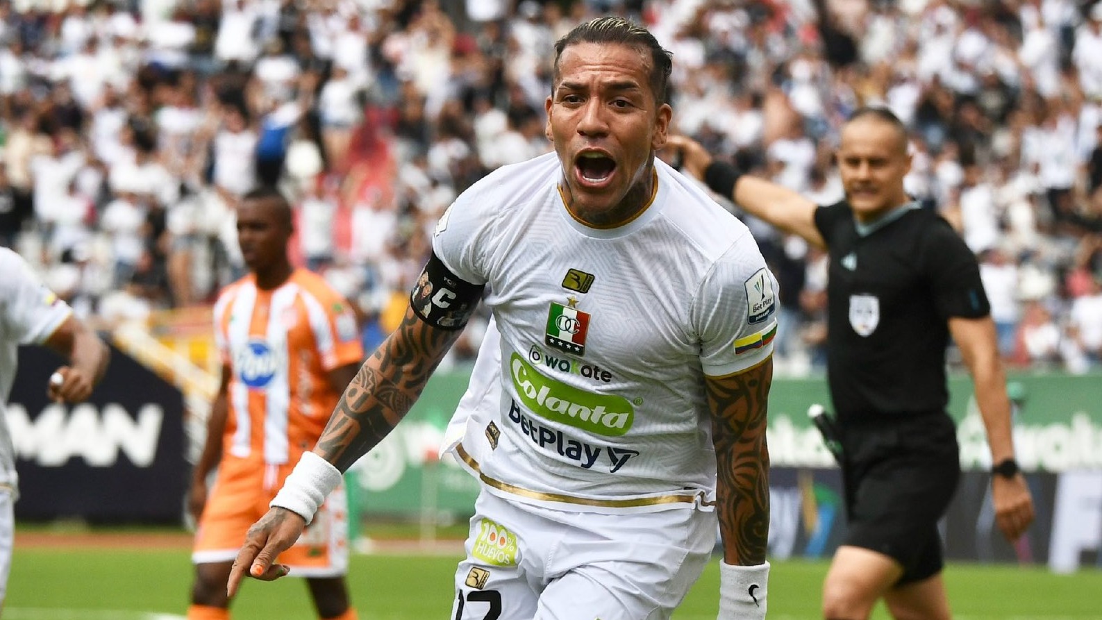 Dayro Moreno, goleador histórico del fútbol colombiano.