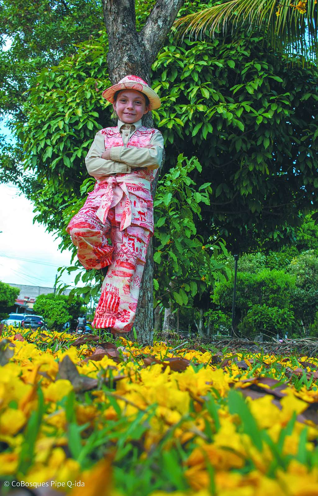 Valeria tiene nueve años y vive en la Amazonia colombiana.