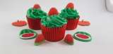 Así se preparan los cupcakes de sandía