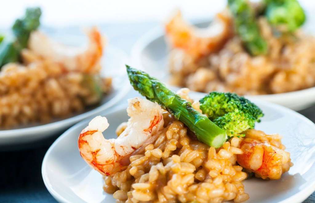 Risotto cremoso de coco