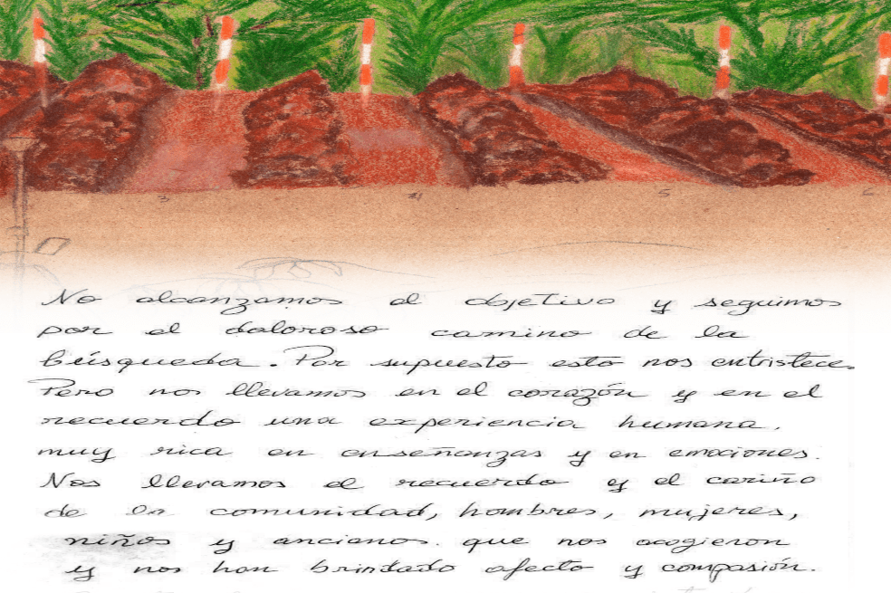 Martha ingresó al M-19 a sus 17 años. Su familia la ha buscado desde el exilio. Fragmento de “Carta a Martha”.Archivo particularSu documental entrelaza la búsqueda de Martha Gisela con el proceso de paz con las Farc y las dificultades de hacer este trabajo desde otro continente. Aunque, confiesa, todavía no sabe cuándo ni cómo será el final. “Soy un familiar buscador que documenta su proceso de búsqueda”, pero añade que no le interesa buscar a los culpables.