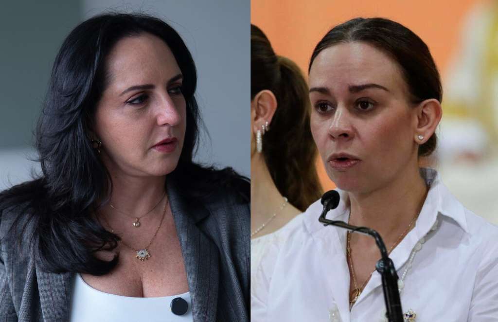 Senadora María Fernanda Cabal y María Claudia Tarazona.
