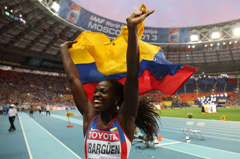 Caterine Ibargüen. / AFP