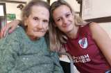 Bisabuela que sufre Alzheimer vivió emocionante momento gracias a su amor por River