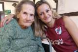 Bisabuela que sufre Alzheimer vivió emocionante momento gracias a su amor por River
