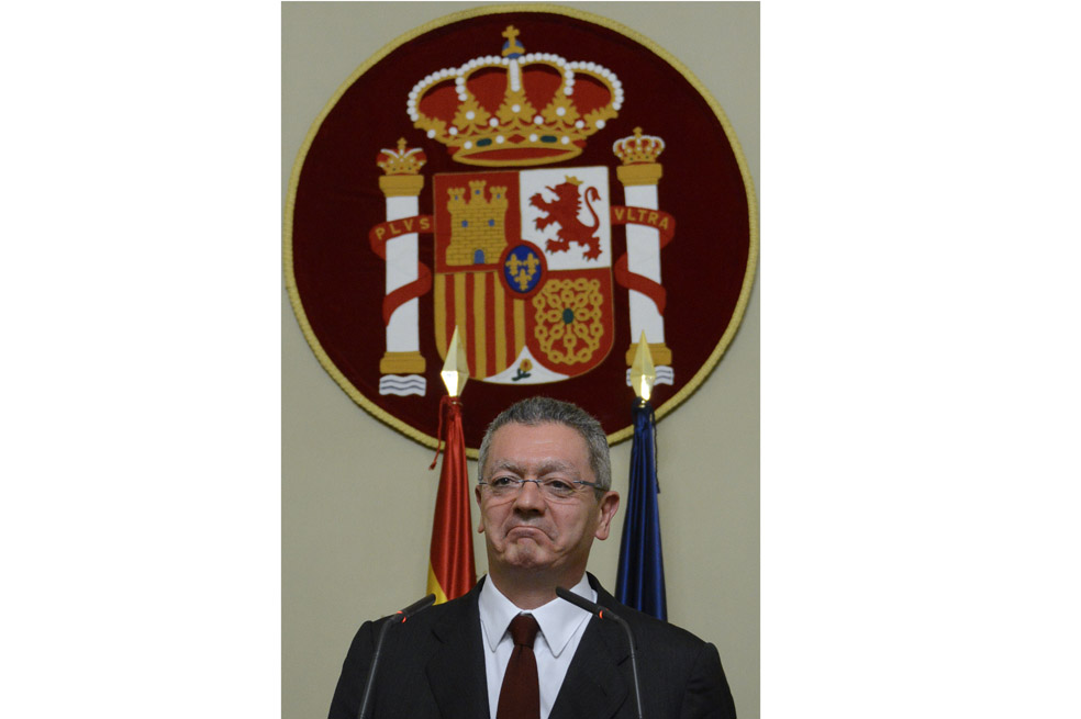Alberto Ruiz-Gallardón hizo grandes obras cuando fue alcalde de Madrid. / EFE