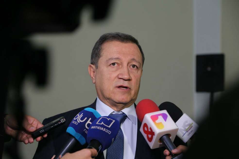 Ernesto Macías, presidente del Congreso, despertó polémica por el discurso que dio el 7 de agosto en la posesión del nuevo jefe de Estado, Iván Duque. / Cortesía
