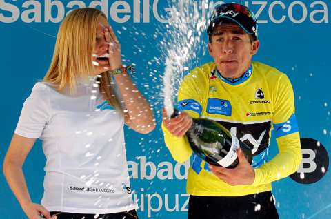 Sergio Luis Henao mantuvo el liderato en la Vuelta al País Vasco