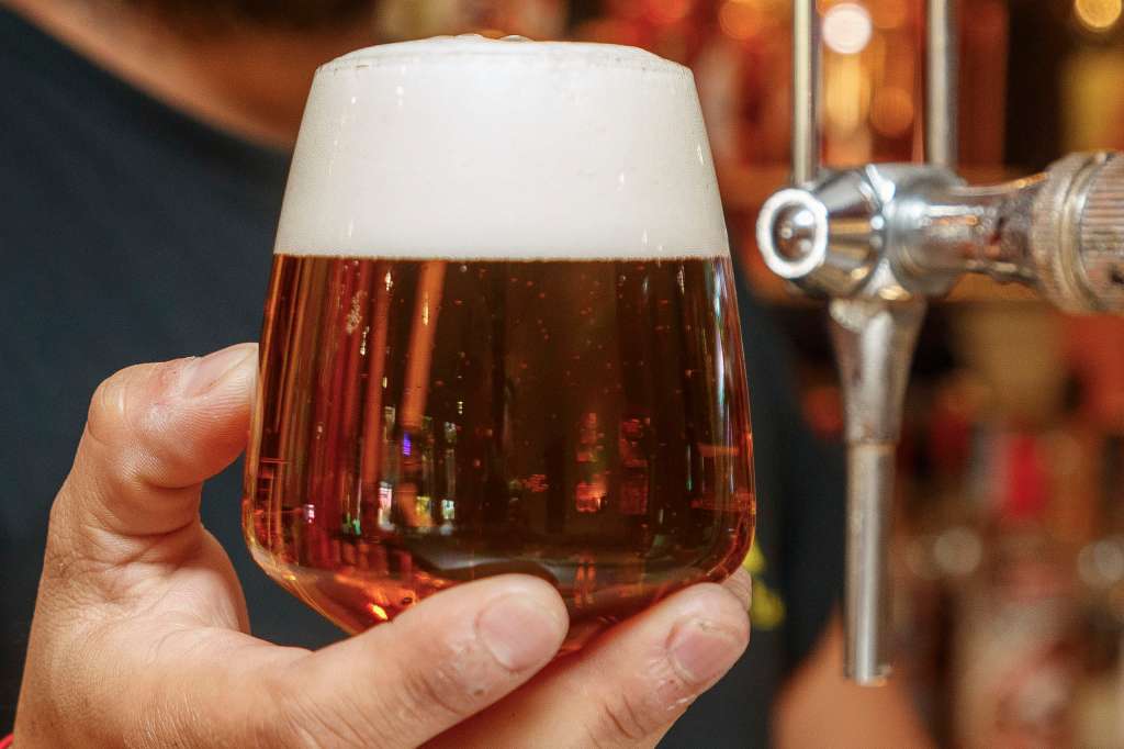 ZARAGOZA, 02/08/2024.- La gran variedad de cervezas que hay en el mundo quedará de manifiesto este viernes con la celebración de su Día Internacional, aunque en su mayoría derivan de las escuelas cerveceras alemana, franco-belga, checa, británica y americana, sin que España haya desarrollado aún un estilo propio.-EFE/ Javier Belver