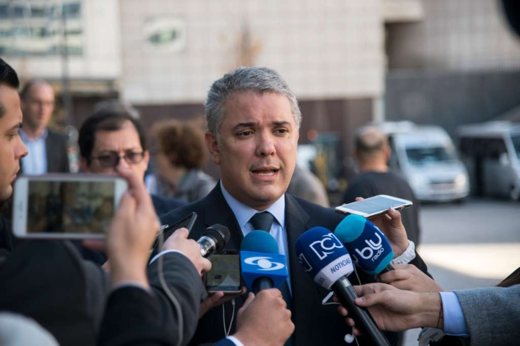 El anuncio de las capturas fue hecho por el presidente Iván Duque Márquez. / SIG
