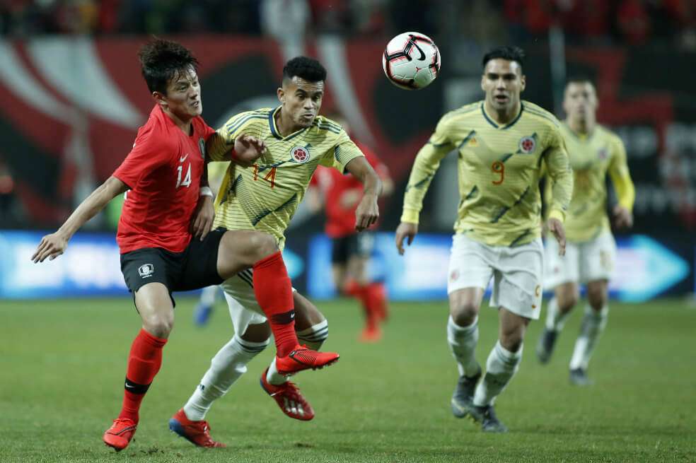 Colombia perdió 2-1 ante Corea del Sur, en Seúl. / FCF