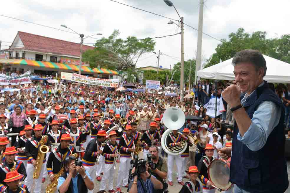 Santos celebró 113 Acuerdos para la Prosperidad y seis Encuentros Regionales entre 2010 y 2014. / Presidencia