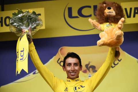 Egan Bernal, negativo en la prueba del coronavirus