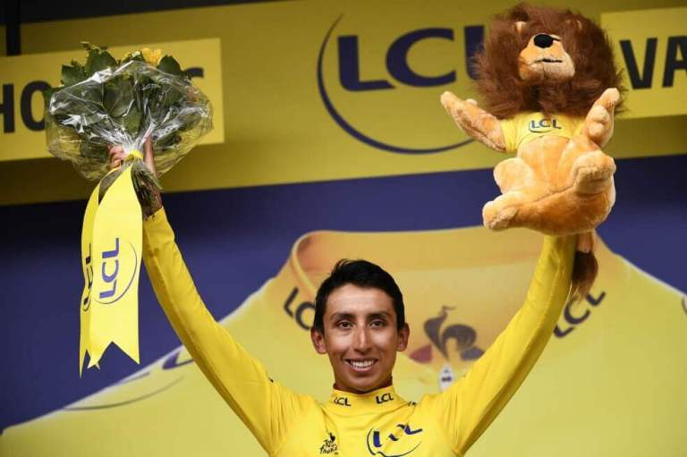 Egan Bernal, negativo en la prueba del coronavirus